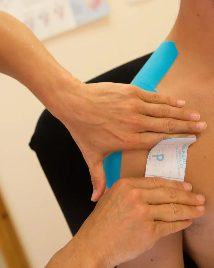 Kinesio Taping for Shoulders in Ilkley West Yorkshire